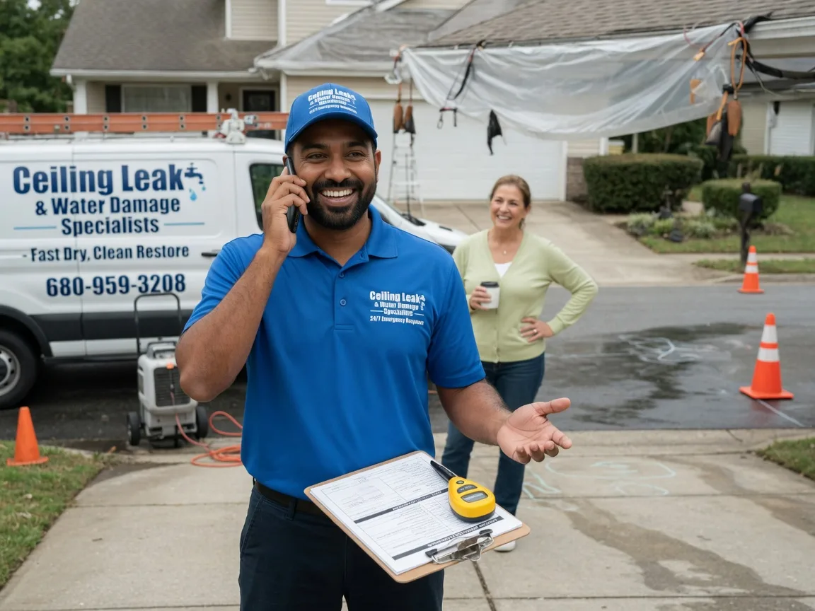 Ceiling Leak Cleanup Wexford, PA FAQs